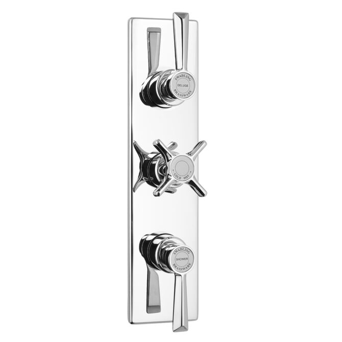 Double Controlled Thermostatic Shower Mixer – Lever