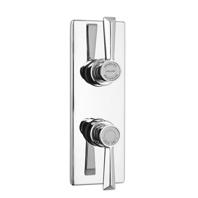 Single Controlled Thermostatic Shower Mixer – Lever
